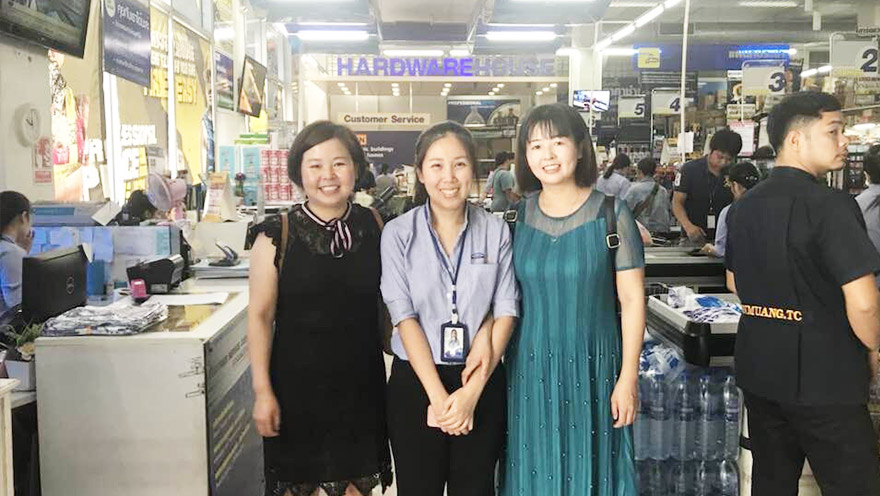 泰國五金工具連鎖超市夜光膠帶應用案例！